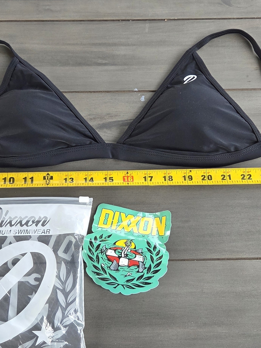 Dixxon Black Triangle Bikini Top - Women's Swim
